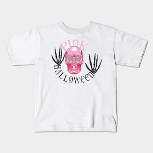 Pink Halloween Kids T-Shirt